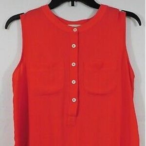 Loft orange tank top